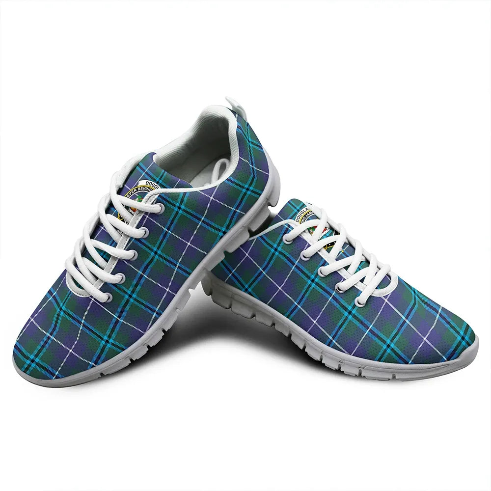 Douglas Modern Tartan Crest Sneakers