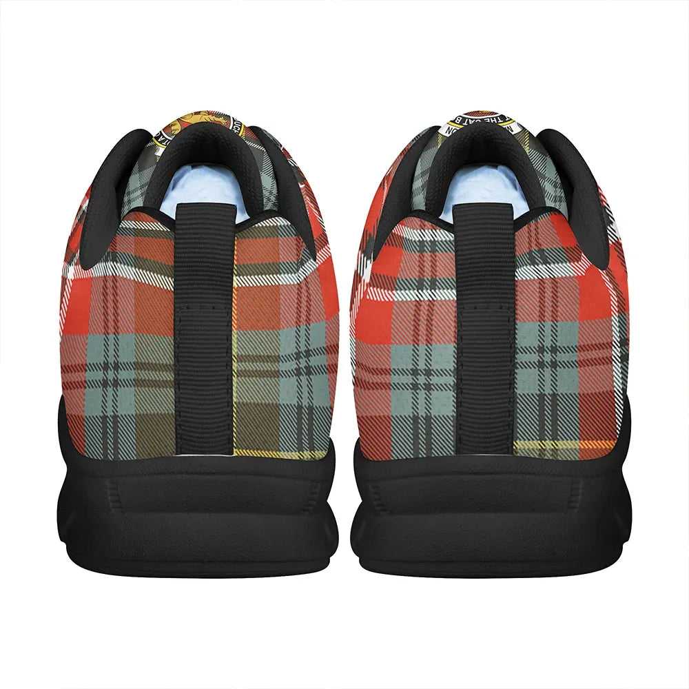 MacPherson Weathered Tartan Crest Sneakers