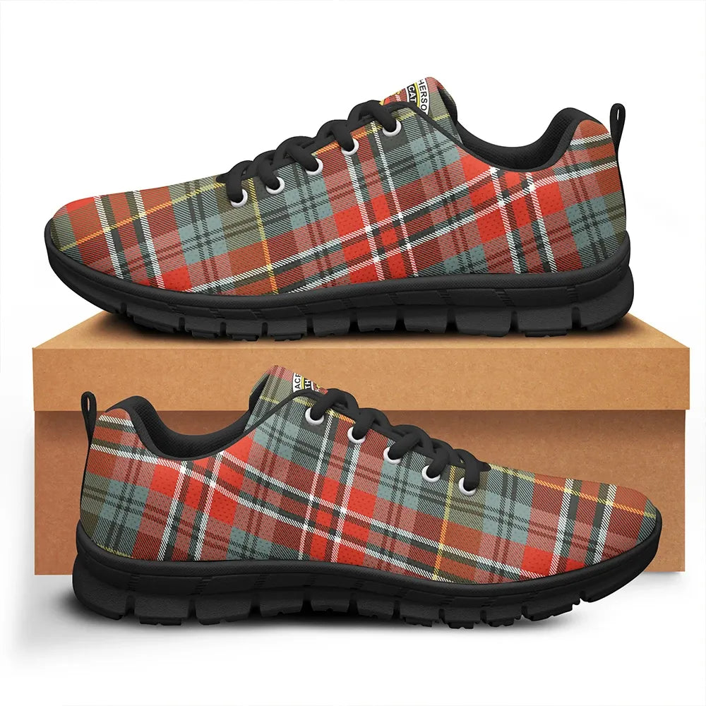 MacPherson Weathered Tartan Crest Sneakers