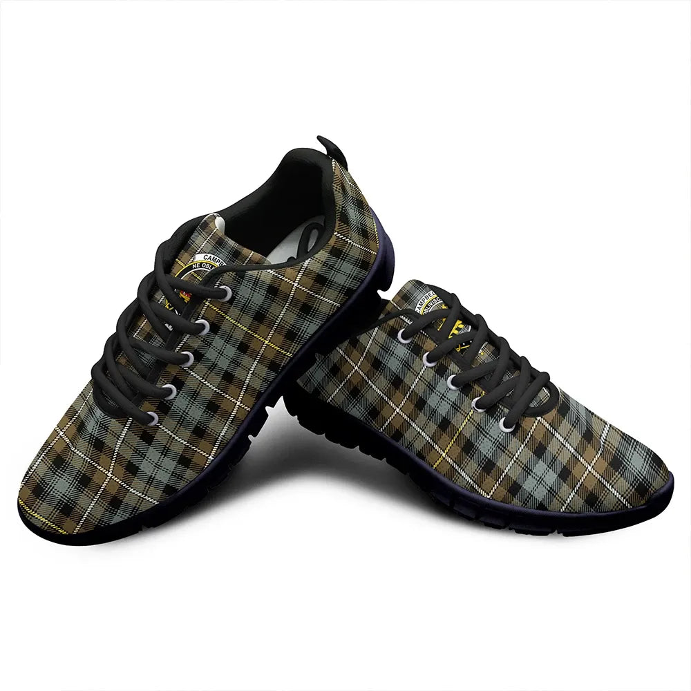 Campbell Argyll Weathered Tartan Crest Sneakers