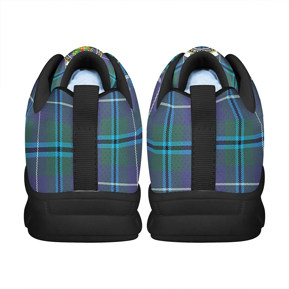 Douglas Modern Tartan Crest Sneakers