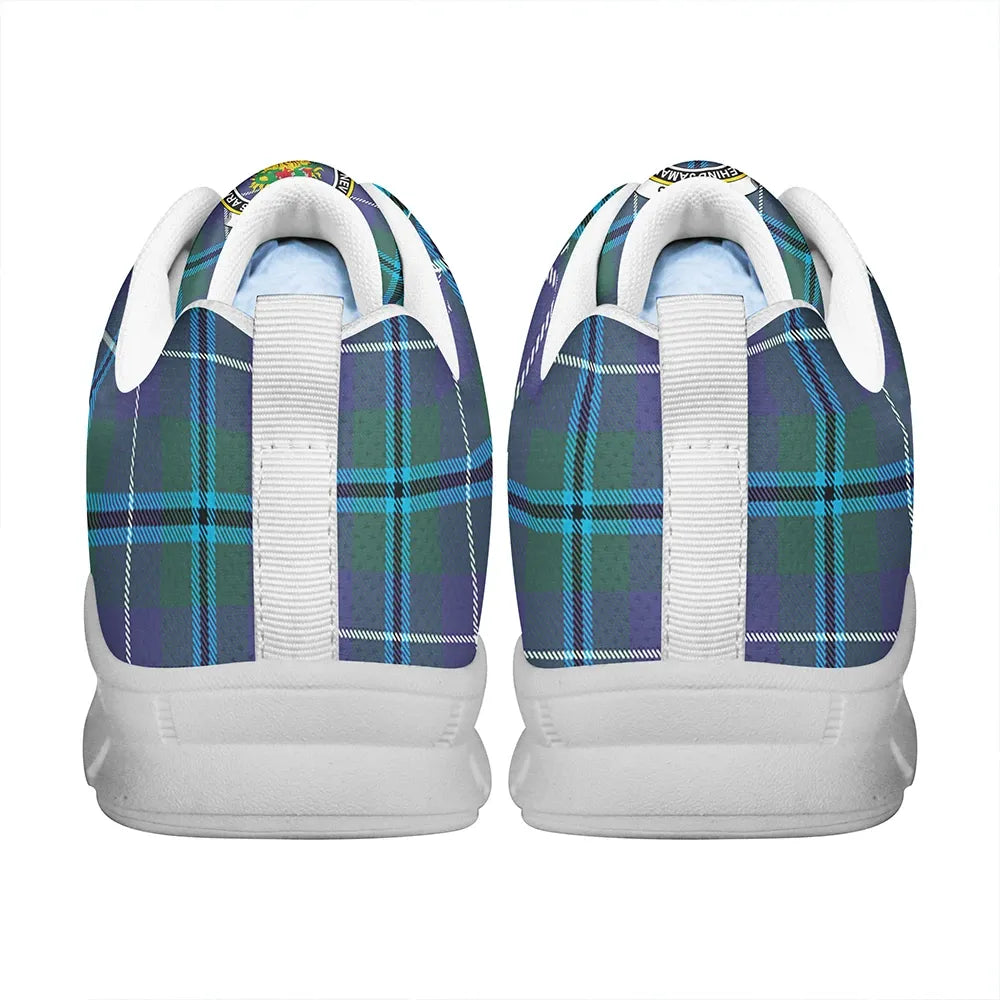 Douglas Modern Tartan Crest Sneakers