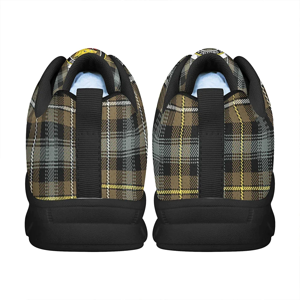 Campbell Argyll Weathered Tartan Crest Sneakers