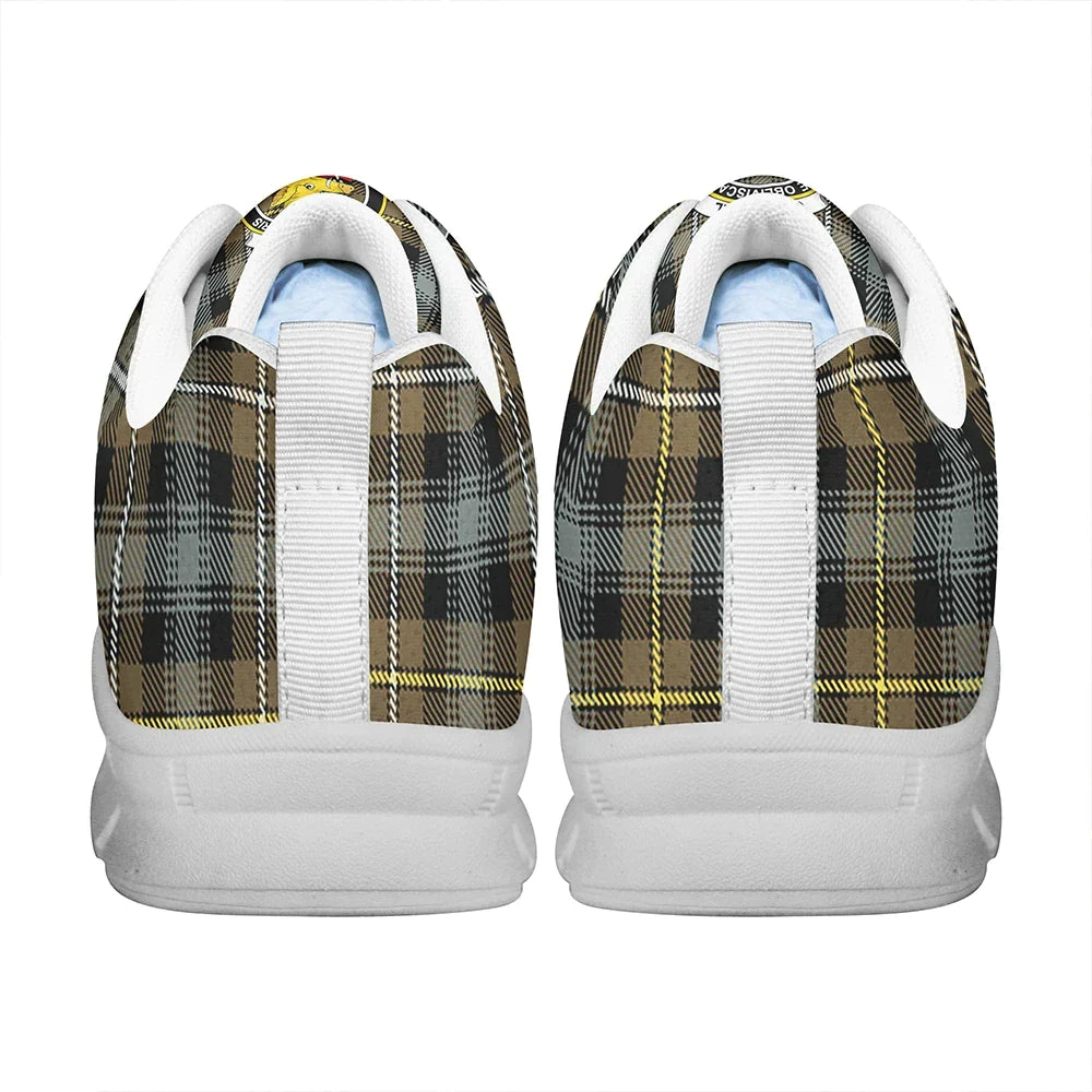 Campbell Argyll Weathered Tartan Crest Sneakers