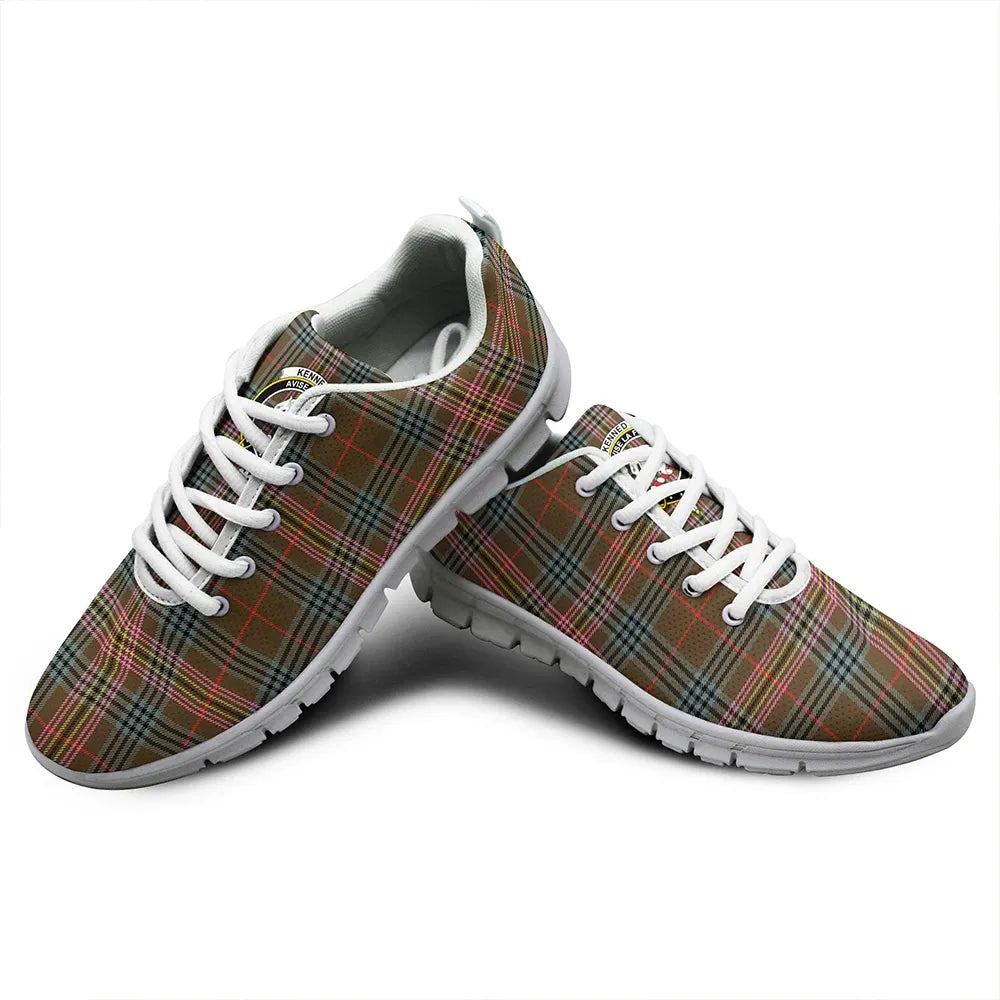 Kennedy Weathered Tartan Crest Sneakers