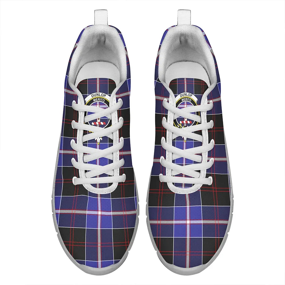 Dunlop Modern Tartan Crest Sneakers