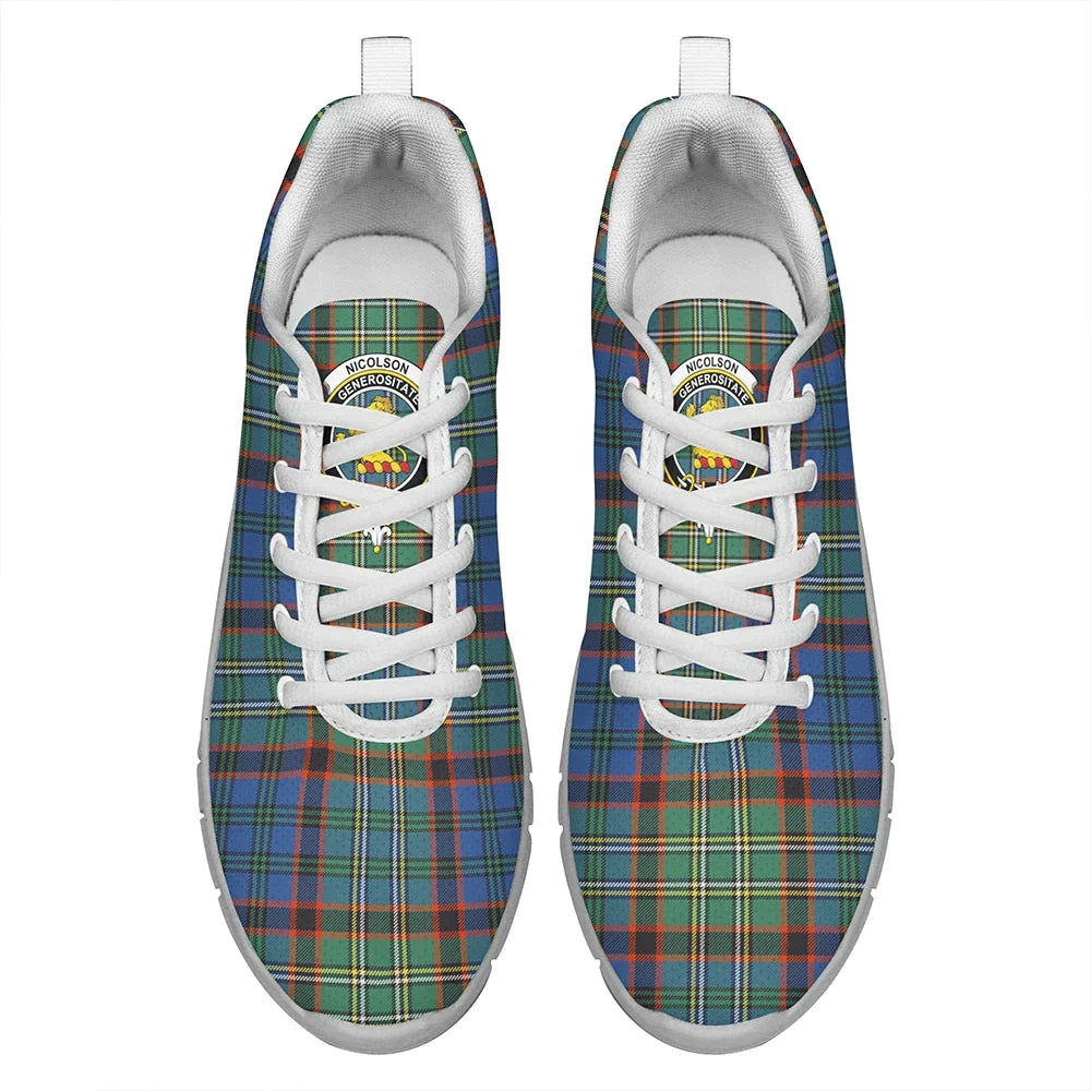 Nicolson Hunting Ancient Tartan Crest Sneakers