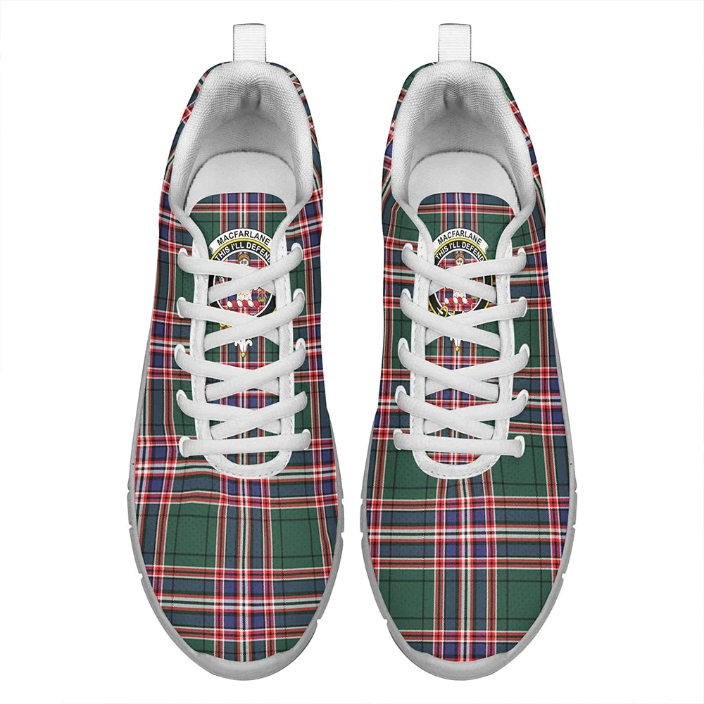 MacFarlane Hunting Modern Tartan Crest Sneakers