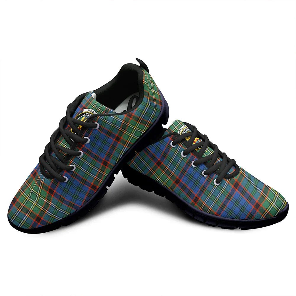 Nicolson Hunting Ancient Tartan Crest Sneakers