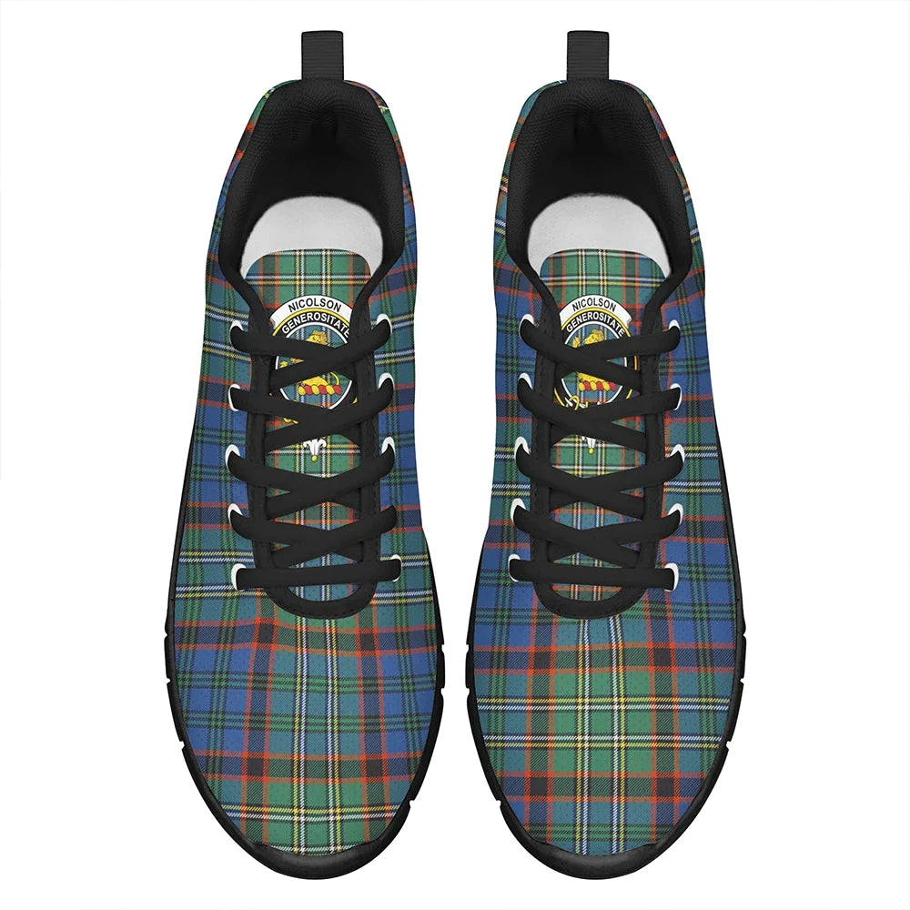 Nicolson Hunting Ancient Tartan Crest Sneakers