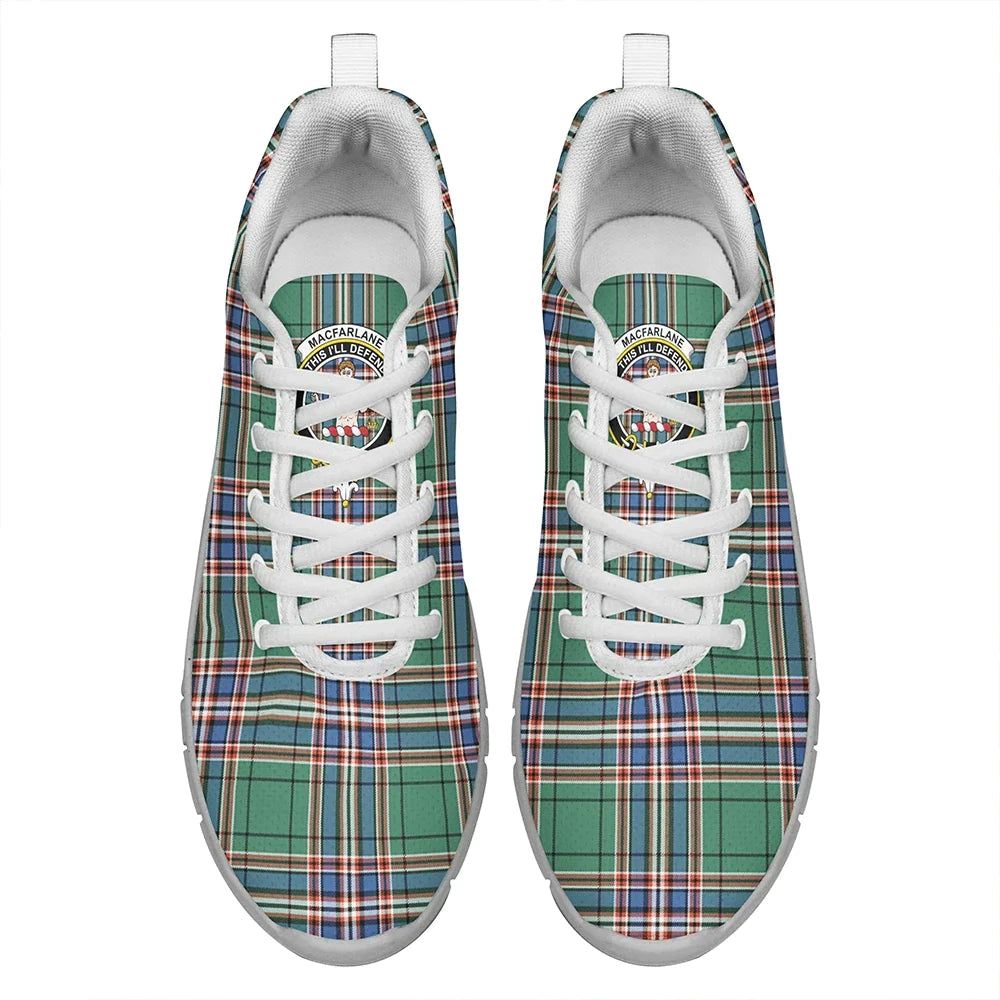 MacFarlane Hunting Ancient Tartan Crest Sneakers