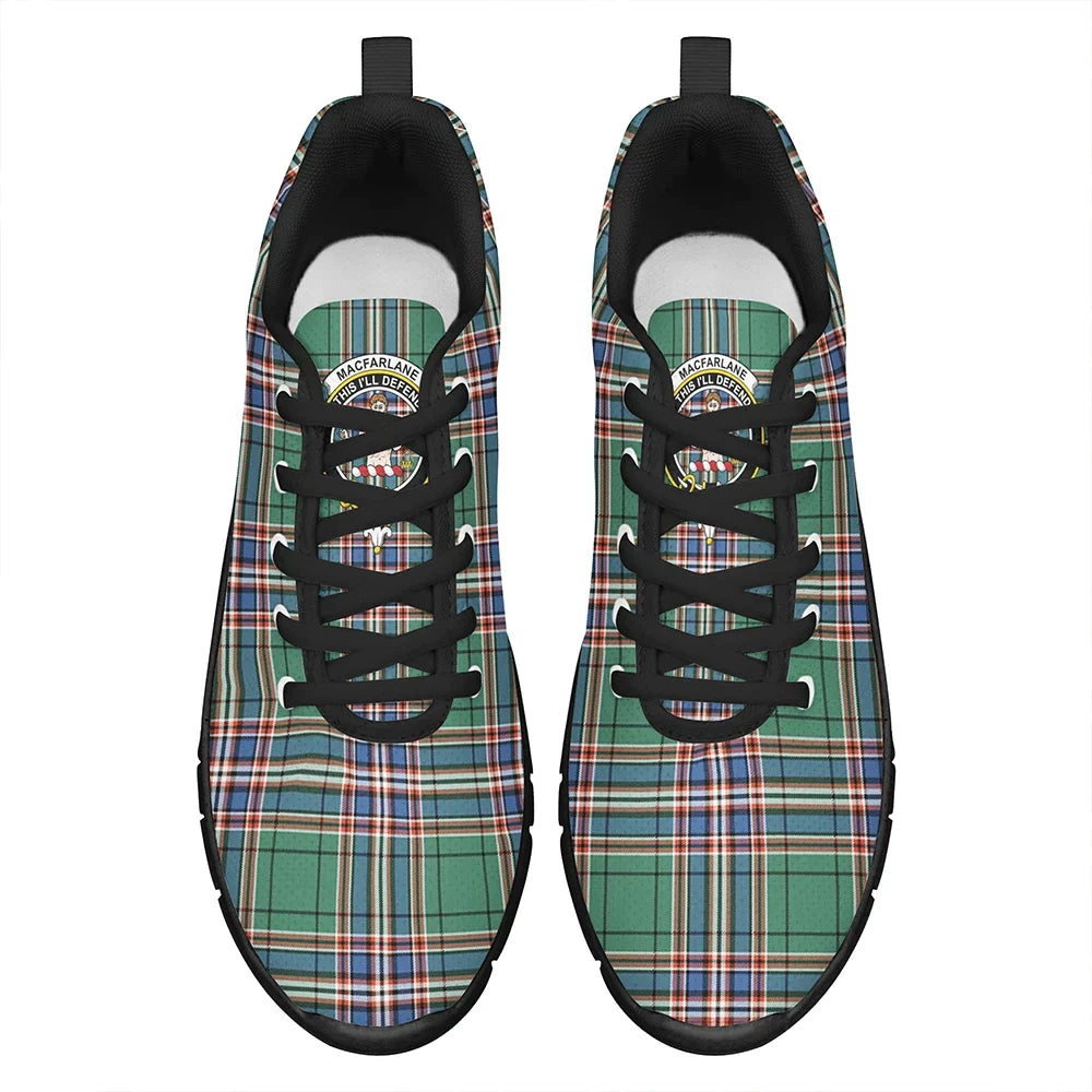 MacFarlane Hunting Ancient Tartan Crest Sneakers