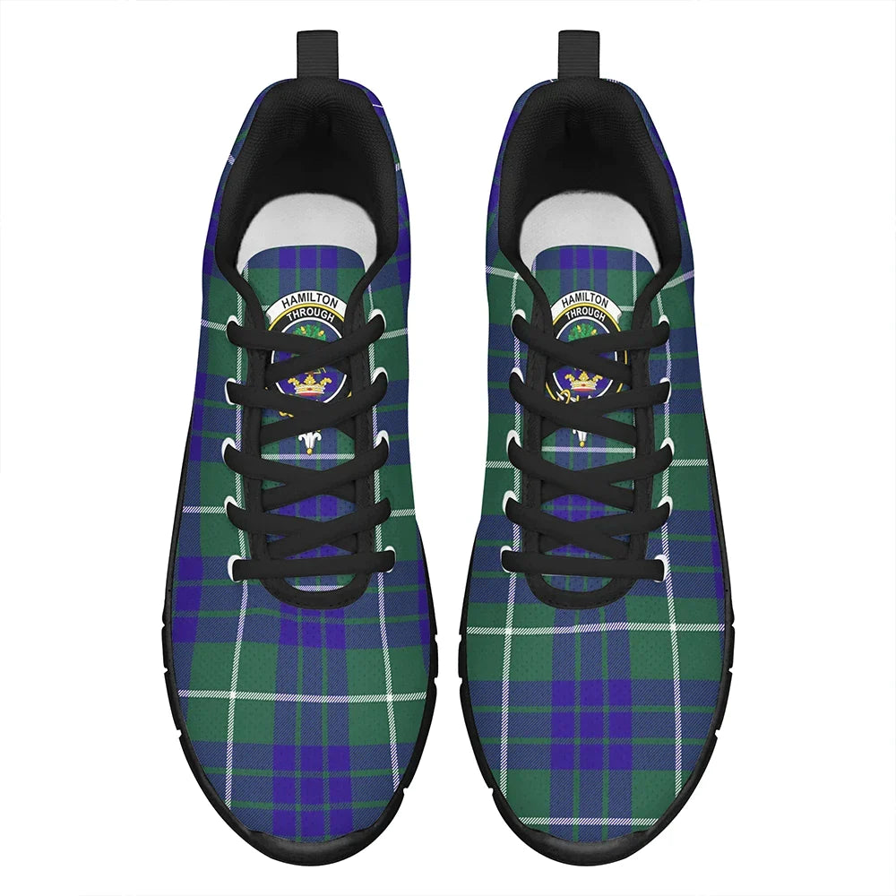 Hamilton Hunting Modern Tartan Crest Sneakers