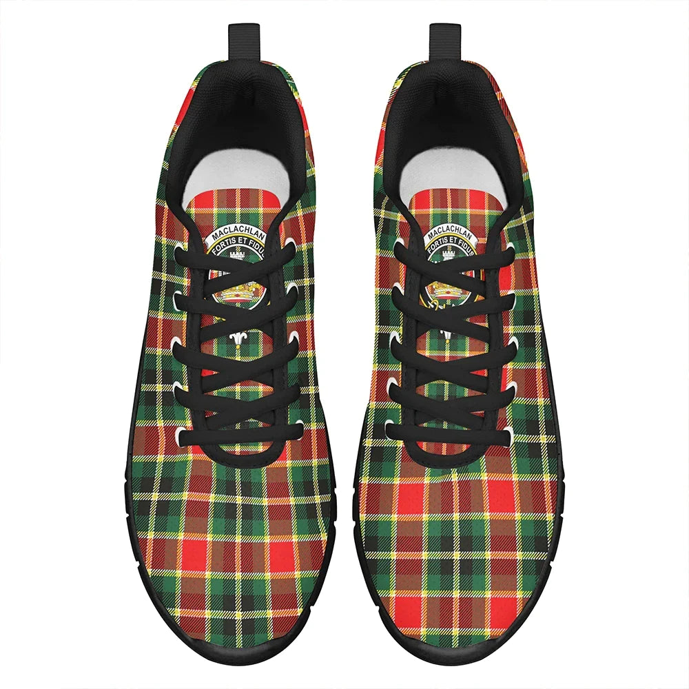 MacLachlan Hunting Modern Tartan Crest Sneakers