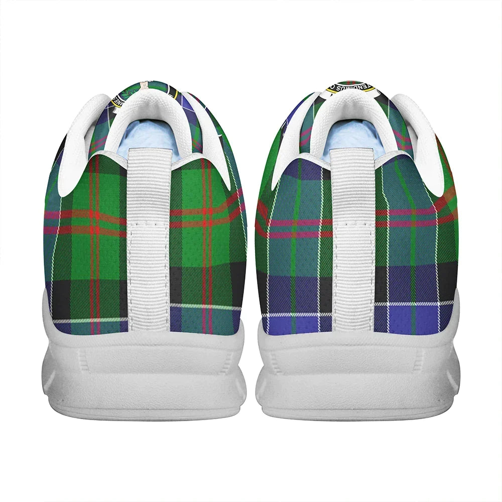 Paterson Tartan Crest Sneakers