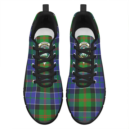 Paterson Tartan Crest Sneakers