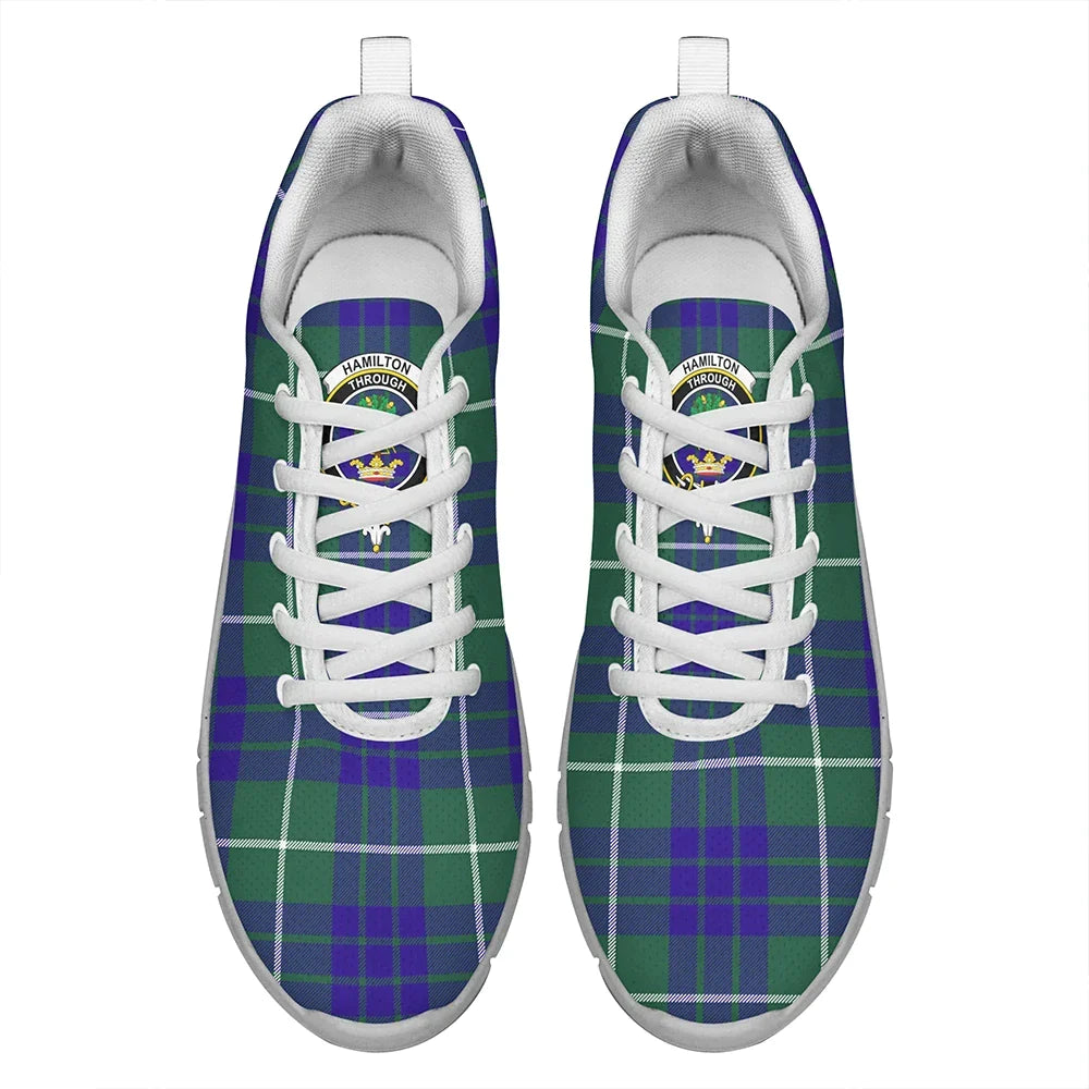 Hamilton Hunting Modern Tartan Crest Sneakers