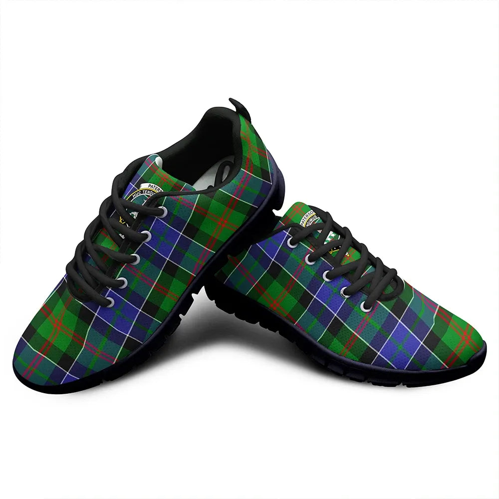 Paterson Tartan Crest Sneakers