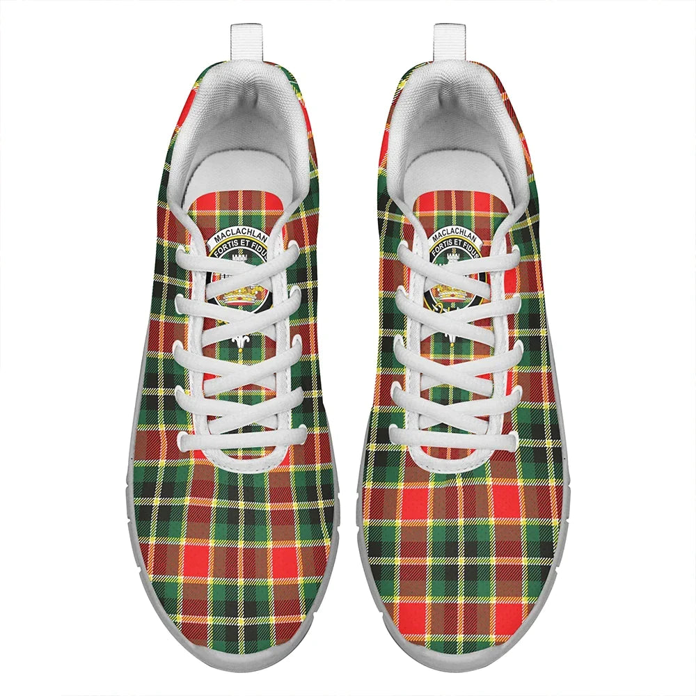 MacLachlan Hunting Modern Tartan Crest Sneakers