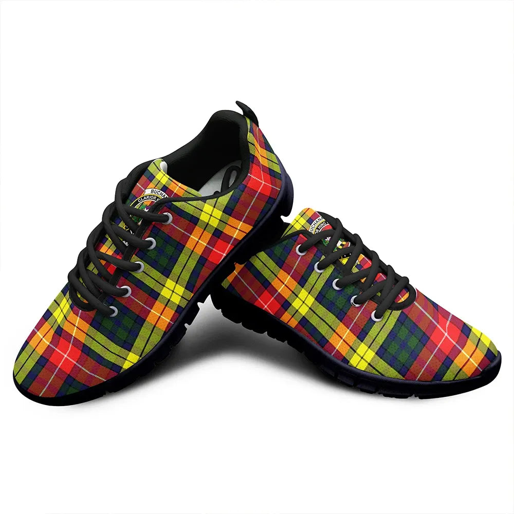 Buchanan Modern Tartan Crest Sneakers