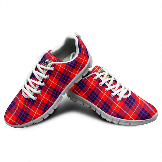 Hamilton Modern Tartan Crest Sneakers