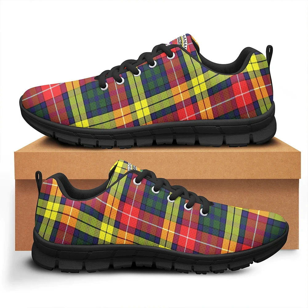 Buchanan Modern Tartan Crest Sneakers