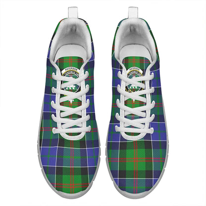 Paterson Tartan Crest Sneakers