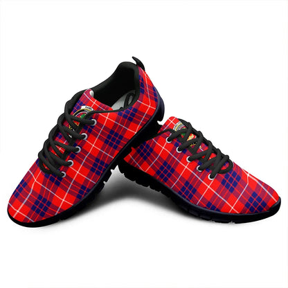 Hamilton Modern Tartan Crest Sneakers