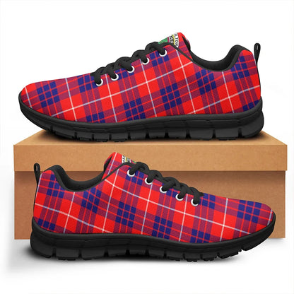 Hamilton Modern Tartan Crest Sneakers