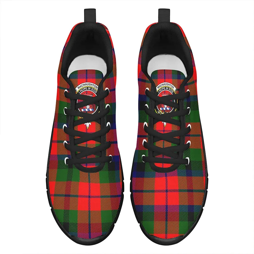 MacNaughton Modern Tartan Crest Sneakers