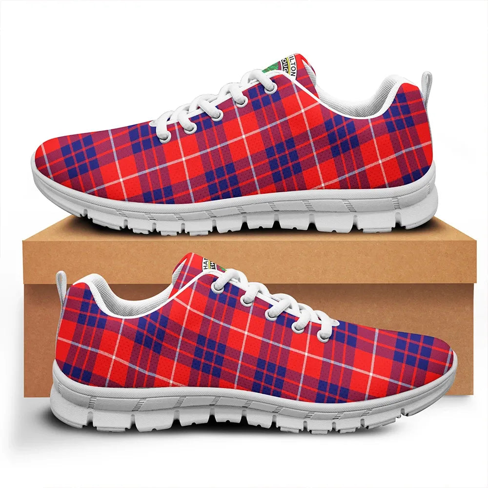 Hamilton Modern Tartan Crest Sneakers