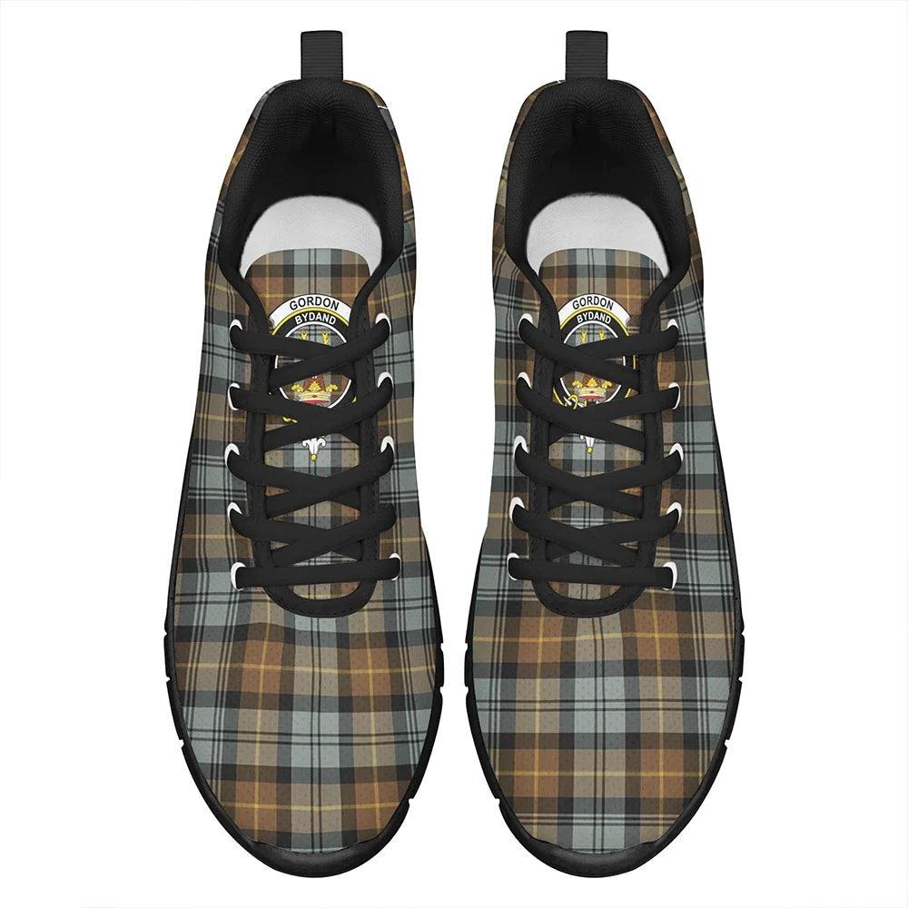 Gordon Weathered Tartan Crest Sneakers