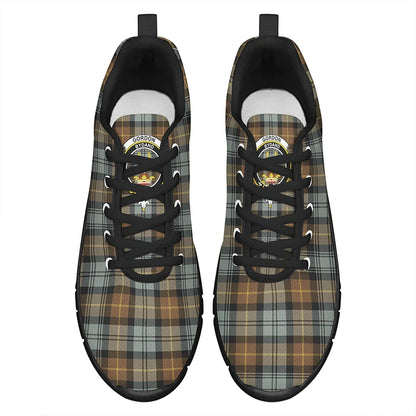 Gordon Weathered Tartan Crest Sneakers