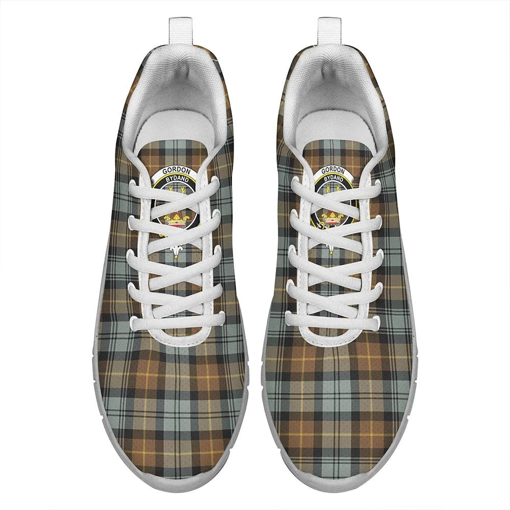 Gordon Weathered Tartan Crest Sneakers