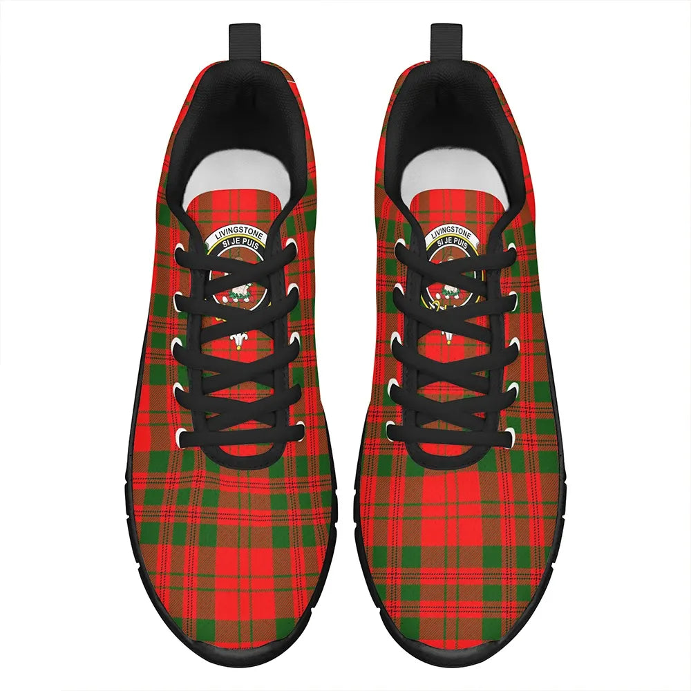 Livingstone Modern Tartan Crest Sneakers