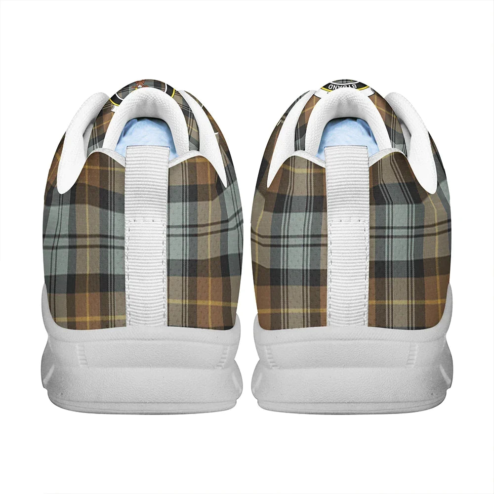 Gordon Weathered Tartan Crest Sneakers