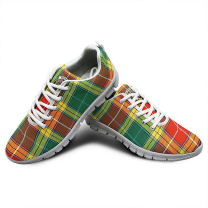 Buchanan Old Sett Tartan Crest Sneakers