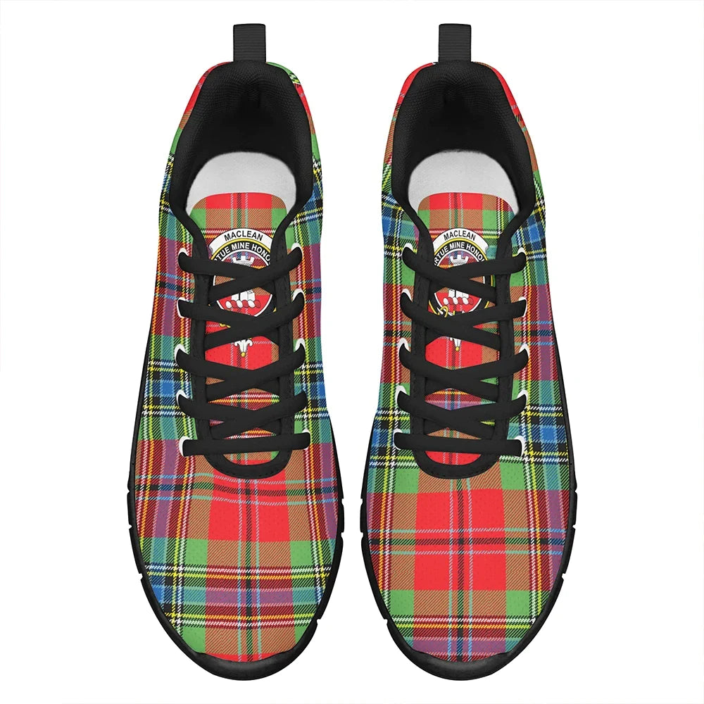 MacLean of Duart Modern Tartan Crest Sneakers