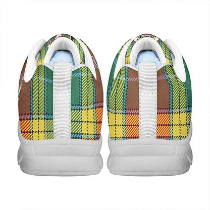 Buchanan Old Sett Tartan Crest Sneakers