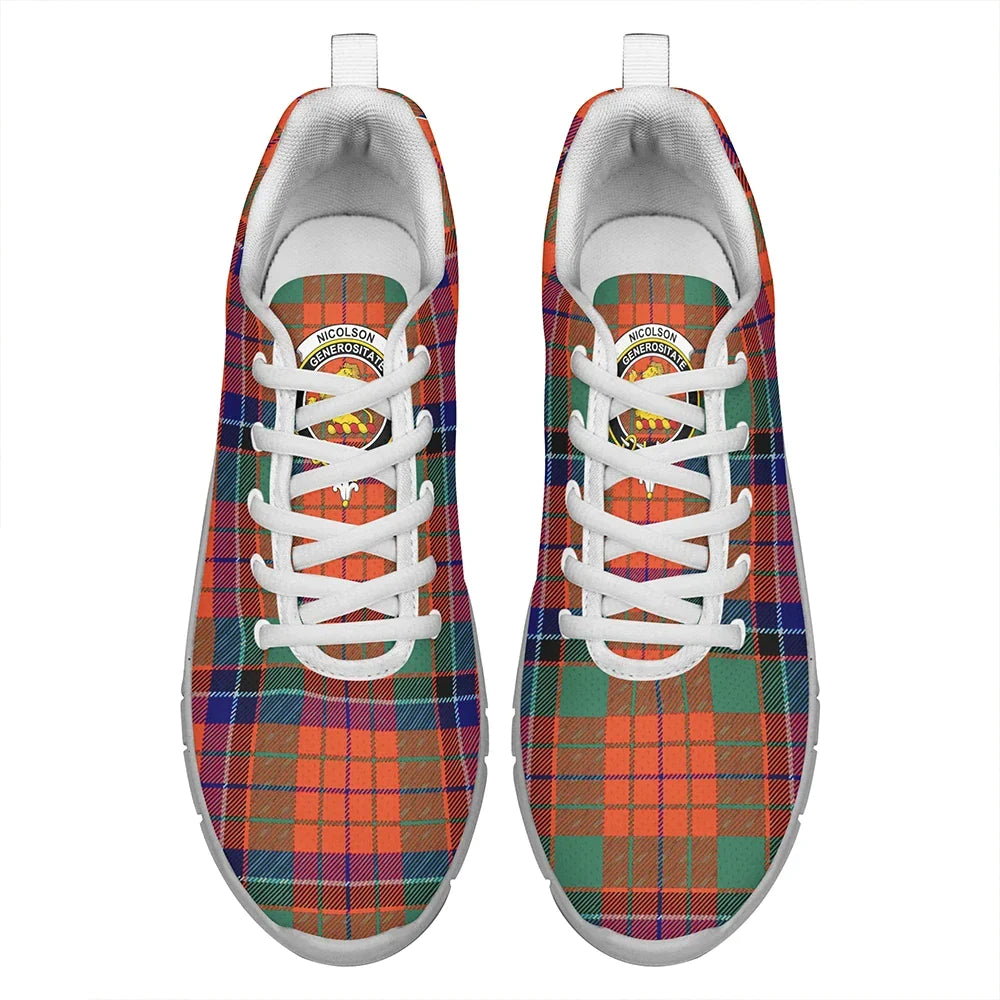 Nicolson Ancient Tartan Crest Sneakers