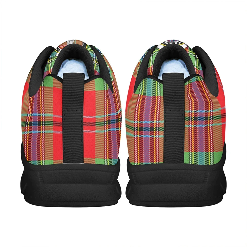 MacLean of Duart Modern Tartan Crest Sneakers