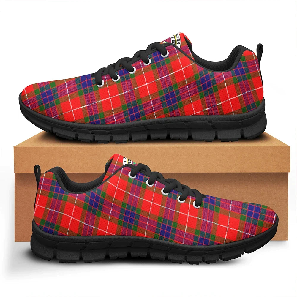 Fraser Modern Tartan Crest Sneakers