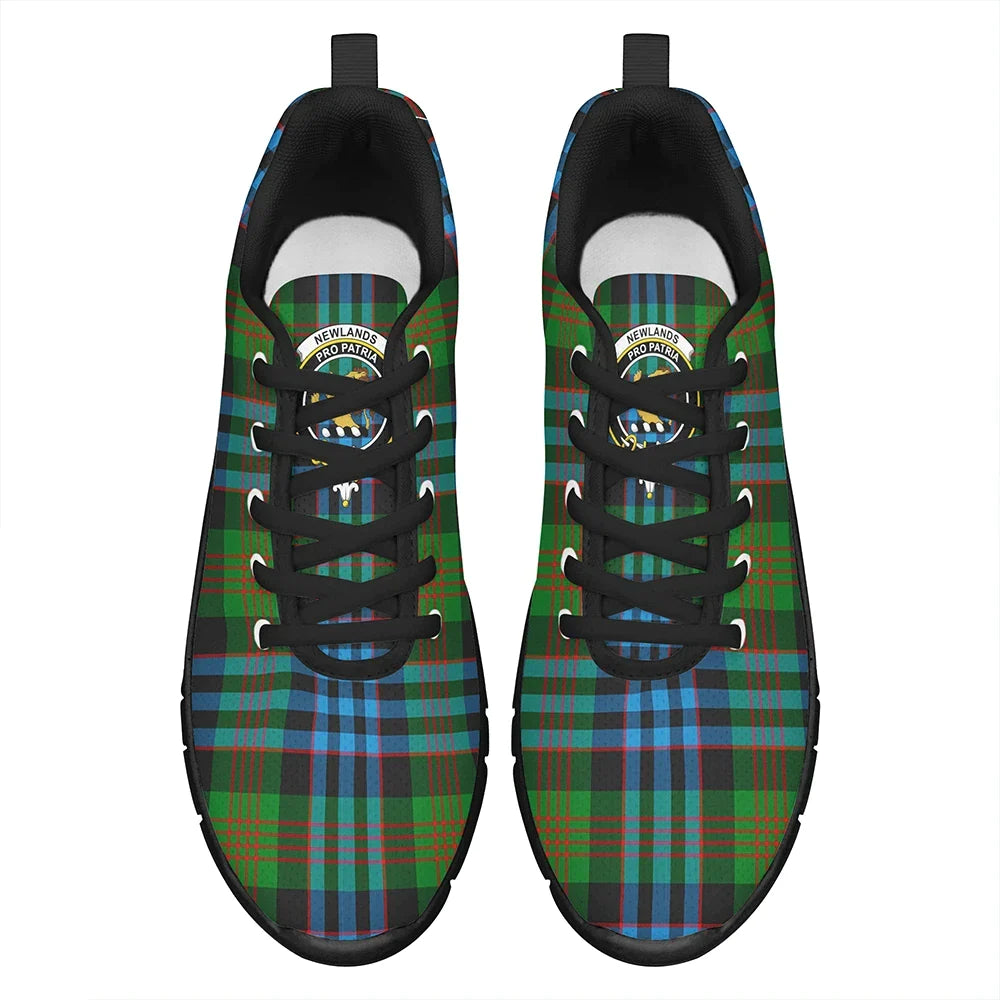 Newlands of Lauriston Tartan Crest Sneakers