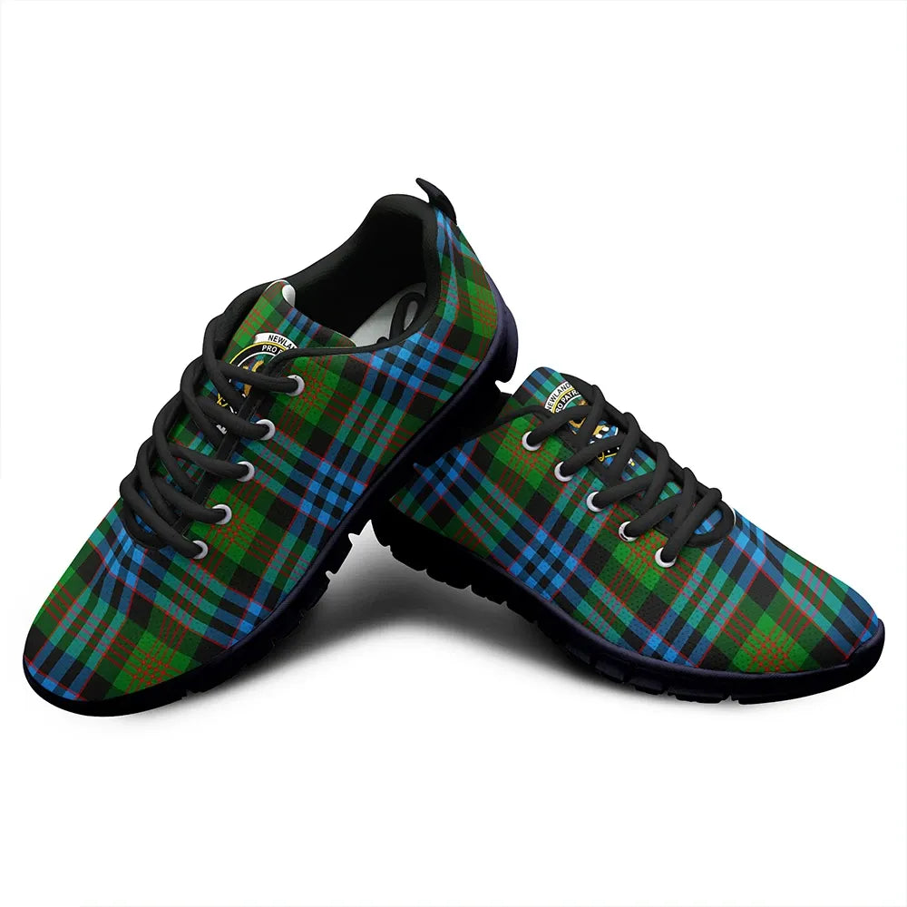 Newlands of Lauriston Tartan Crest Sneakers