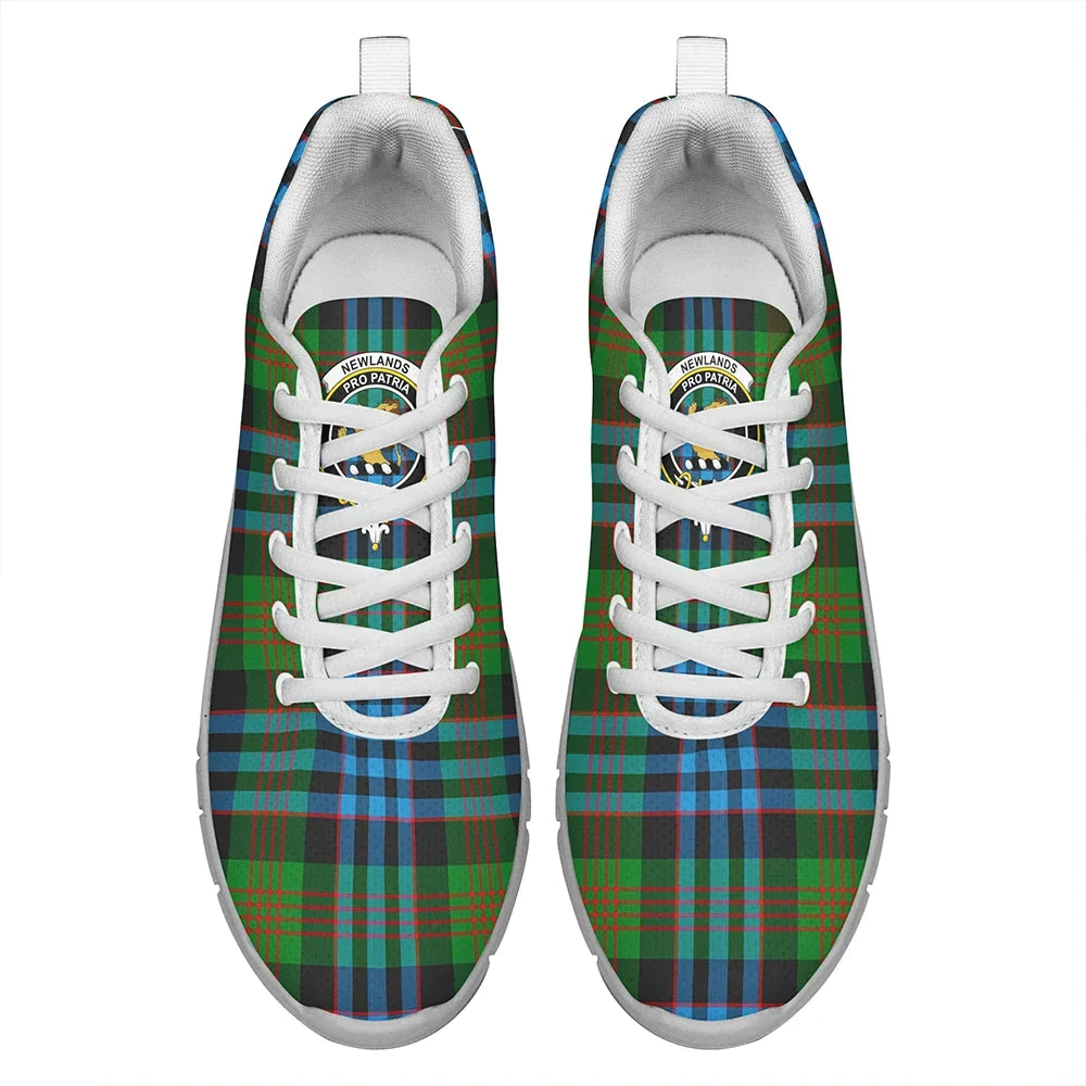 Newlands of Lauriston Tartan Crest Sneakers