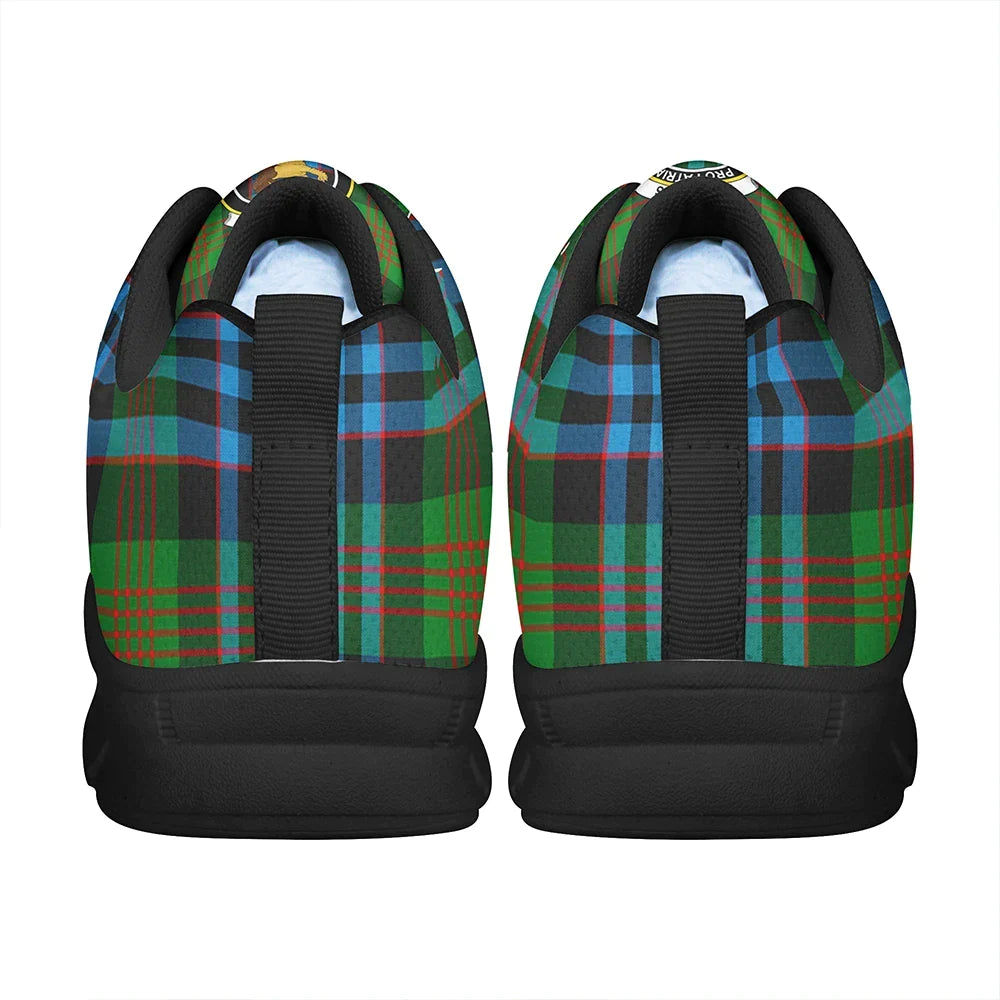 Newlands of Lauriston Tartan Crest Sneakers