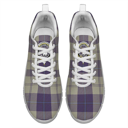 Cunningham Dress Blue Dancers Tartan Crest Sneakers