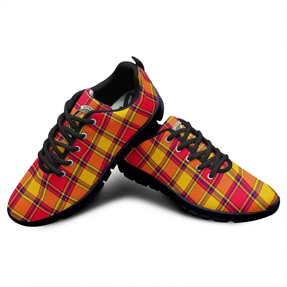 Scrymgeour Tartan Crest Sneakers