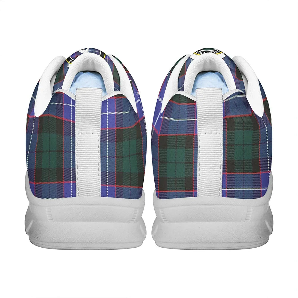 Hunter Modern Tartan Crest Sneakers