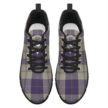 Cunningham Dress Blue Dancers Tartan Crest Sneakers